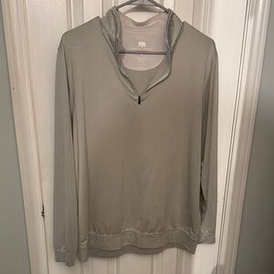 Gray Quarter-Zip Pullover